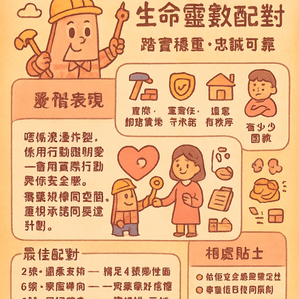 生命靈數配對 - 4號人