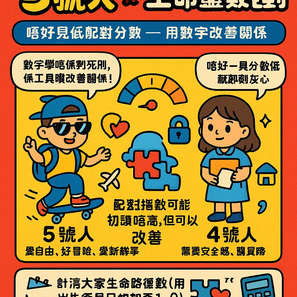 生命靈數配對 - 5號人