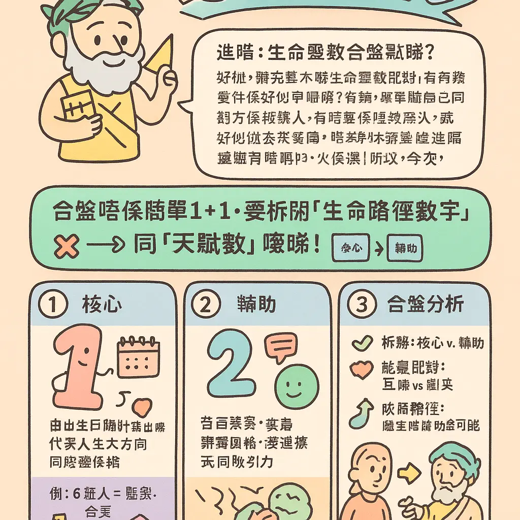 生命靈數配對 - 畢達哥拉斯