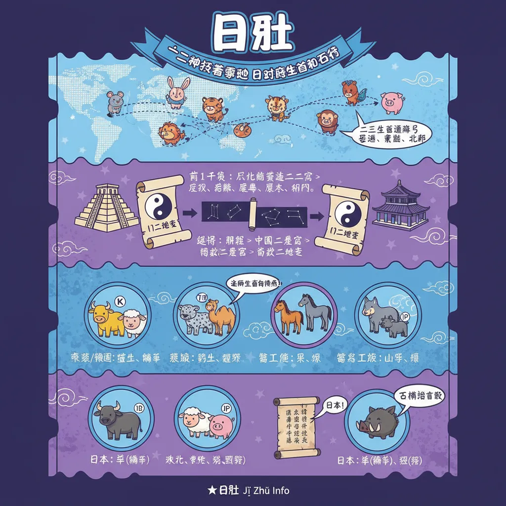 十二生肖在文化傳播與地區習俗的變體