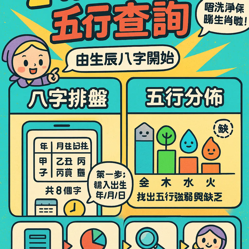 五行查詢 - 生辰八字