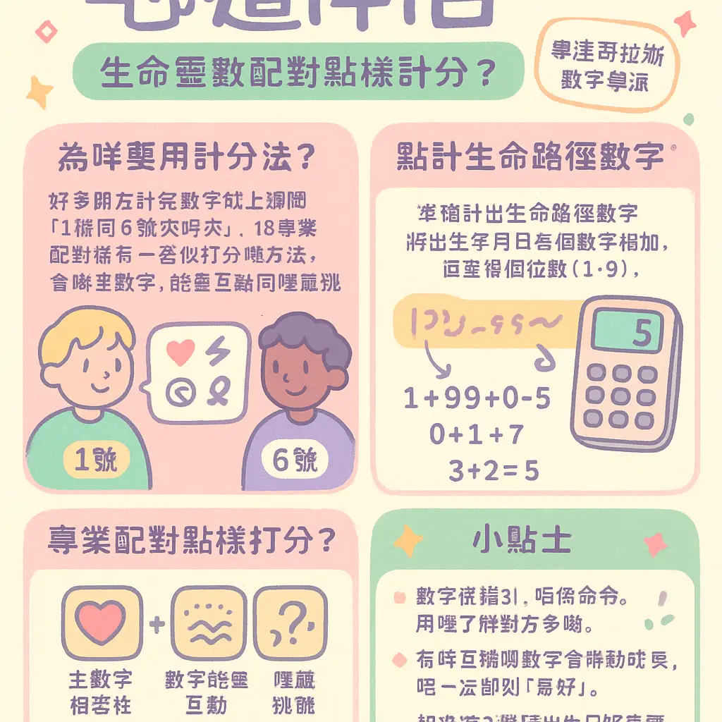 生命靈數配對 - 命運伴侶