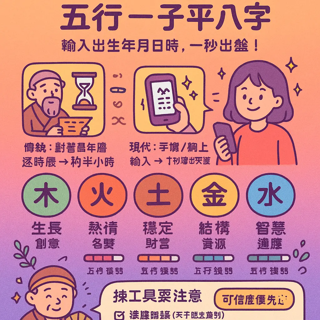 子平八字 - 五行