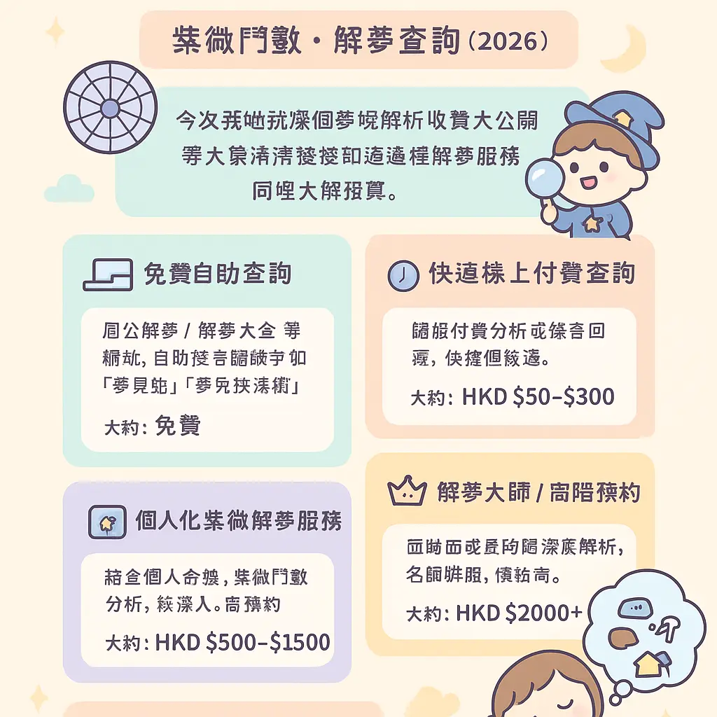 解夢查詢 - 紫微鬥數