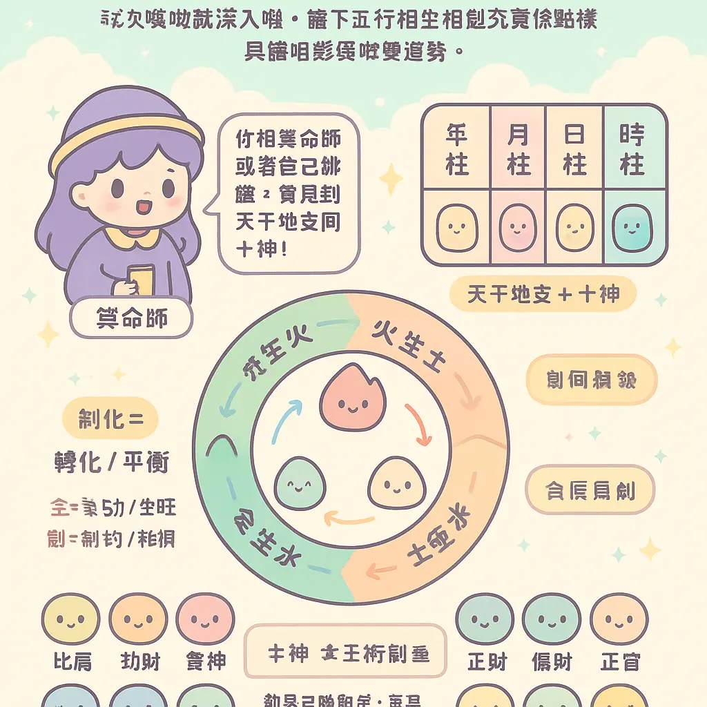 子平八字 - 八字命盤