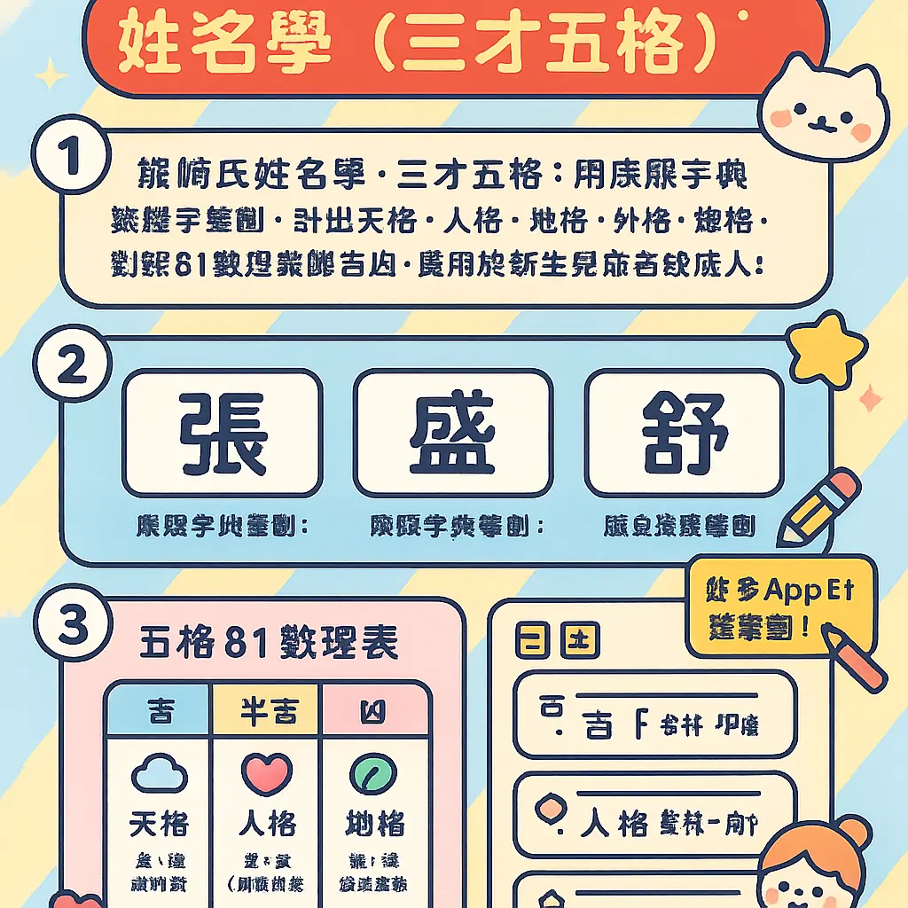 姓名學 - 張盛舒